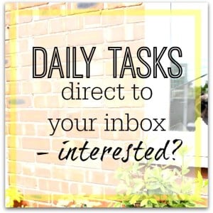 Daily Tasks to your inbox – interested? Daily tasks - a task a day direct to your inbox - get started now