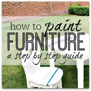 How to paint furniture – a step by step guide How to paint furniture - step by step guide to follow