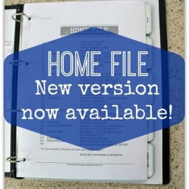 Home File – new version now available! home file - home management binder