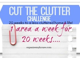 Cut the Clutter Challenge – starting soon! cut the clutter challenge square